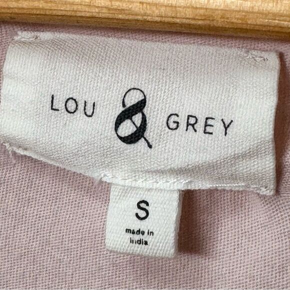 Lou & Grey Short Sleeve Spring Fling Softserve Pink Oversized Pocket Tee. Small. - Picture 6 of 8